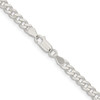 Lex & Lu Sterling Silver 4.5mm Curb Chain Necklace or Bracelet- 3 - Lex & Lu