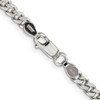 Lex & Lu Sterling Silver w/Rhodium 4.25mm Curb Chain Necklace or Bracelet- 3 - Lex & Lu