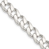 Lex & Lu Sterling Silver 9mm Curb Chain Necklace or Bracelet - Lex & Lu