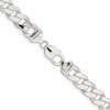 Lex & Lu Sterling Silver 11mm Curb Chain Necklace or Bracelet- 3 - Lex & Lu