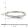 Lex & Lu Sterling Silver 2mm Comfort FitBand- 3 - Lex & Lu