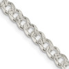 Lex & Lu Sterling Silver 4mm Pave Curb Chain Necklace or Bracelet LAL42970 - Lex & Lu