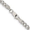 Lex & Lu Sterling Silver 4mm Pave Curb Chain Necklace or Bracelet LAL42970- 3 - Lex & Lu