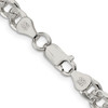 Lex & Lu Sterling Silver 7mm Pave Curb Chain Necklace or Bracelet- 3 - Lex & Lu