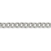 Lex & Lu Sterling Silver 7.5mm Pave Curb Chain Necklace or Bracelet- 2 - Lex & Lu