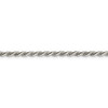 Lex & Lu Sterling Silver 3mm D/C Rope Chain Necklace or Bracelet- 2 - Lex & Lu