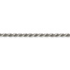 Lex & Lu Sterling Silver 4.75mm D/C Rope Chain Necklace or Bracelet- 2 - Lex & Lu