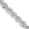 Lex & Lu Sterling Silver Polished Twisted 4.5mm Necklace - Lex & Lu