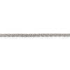 Lex & Lu Sterling Silver 2.75mm D/C Spiga Chain Necklace- 2 - Lex & Lu