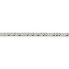 Lex & Lu Sterling Silver 3.2mm Beveled Curb Chain Necklace or Bracelet- 2 - Lex & Lu