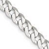 Lex & Lu Sterling Silver 5.5mm Beveled Curb Chain Necklace or Bracelet - Lex & Lu