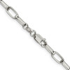 Lex & Lu Sterling Silver 5.00mm Link Chain Necklace- 3 - Lex & Lu