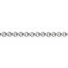 Lex & Lu Sterling Silver 6mm Rolo Chain Necklace or Bracelet- 2 - Lex & Lu