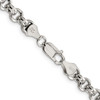 Lex & Lu Sterling Silver 6mm Rolo Chain Necklace or Bracelet- 3 - Lex & Lu