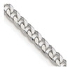 Lex & Lu Sterling Silver Polished 3mm Curb Chain Necklace or Bracelet - Lex & Lu