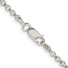 Lex & Lu Sterling Silver 2mm Rolo Chain Necklace LAL43253- 3 - Lex & Lu