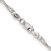 Lex & Lu Sterling Silver 3.00mm Singapore Chain Necklace or Bracelet- 3 - Lex & Lu
