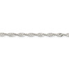 Lex & Lu Sterling Silver 30mm Singapore Chain Necklace or Bracelet- 2 - Lex & Lu