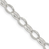 Lex & Lu Sterling Silver 5mm Rolo Chain Necklace or Bracelet LAL43297 - Lex & Lu