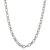Lex & Lu Sterling Silver 8mm Rolo Chain Necklace or Bracelet - Lex & Lu
