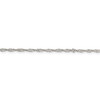 Lex & Lu Sterling Silver 2mm Singapore Chain Necklace- 2 - Lex & Lu