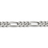 Lex & Lu Sterling Silver 7.75mm Figaro Chain Necklace or Bracelet- 2 - Lex & Lu