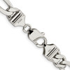 Lex & Lu Sterling Silver 9mm Figaro Chain Necklace or Bracelet- 3 - Lex & Lu