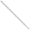 Lex & Lu Sterling Silver Open Link 80mm Necklace or Bracelet- 2 - Lex & Lu