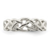 Lex & Lu Sterling Silver Celtic Weave Toe Ring - 5 - Lex & Lu