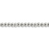 Lex & Lu Sterling Silver 6.10mm Beaded Box Chain Necklace- 2 - Lex & Lu