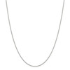 Lex & Lu Sterling Silver 1.25mm Beaded Chain Necklace - Lex & Lu