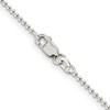 Lex & Lu Sterling Silver 1.5mm Beaded Chain Necklace or Anklet- 3 - Lex & Lu