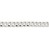 Lex & Lu Sterling Silver 8mm Close Link Flat Curb Chain Necklace or Bracelet LAL43543- 2 - Lex & Lu