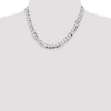 Lex & Lu Sterling Silver 8mm Close Link Flat Curb Chain Necklace or Bracelet LAL43544- 5 - Lex & Lu