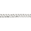 Lex & Lu Sterling Silver 9.75mm Close Link Flat Curb Chain Necklace or Bracelet- 2 - Lex & Lu