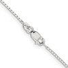 Lex & Lu Sterling Silver 1mm Mirror Box Chain Necklace LAL43570- 3 - Lex & Lu