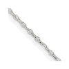 Lex & Lu Sterling Silver 1.4mm Beveled Oval Cable Chain Necklace - Lex & Lu