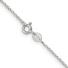 Lex & Lu Sterling Silver 1.2mm Beveled Oval Cable Chain Necklace- 4 - Lex & Lu