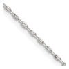 Lex & Lu Sterling Silver 1mm Cable Chain Necklace LAL43609 - Lex & Lu