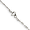 Lex & Lu Sterling Silver 1mm Cable Chain Necklace LAL43609- 3 - Lex & Lu