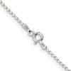 Lex & Lu Sterling Silver 1.15mm Square Beaded Chain Necklace or Anklet- 3 - Lex & Lu