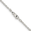 Lex & Lu Sterling Silver 1.65mm Twisted Herringbone Chain Necklace or Bracelet- 3 - Lex & Lu