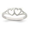 Lex & Lu Sterling Silver Heart Ring LAL43632 - Lex & Lu