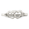 Lex & Lu Sterling Silver Heart Ring LAL43632- 5 - Lex & Lu