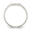 Lex & Lu Sterling Silver Horseshoe Ring- 2 - Lex & Lu