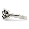 Lex & Lu Sterling Silver Antiqued Knot Ring- 4 - Lex & Lu