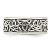 Lex & Lu Sterling Silver Antiqued Celtic Knot Ring- 5 - Lex & Lu