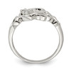 Lex & Lu Sterling Silver CZ Heart Ring LAL43858- 2 - Lex & Lu