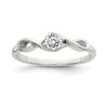 Lex & Lu Sterling Silver CZ Ring LAL43864 - Lex & Lu