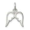 Lex & Lu Sterling Silver Wings Pendant - Lex & Lu